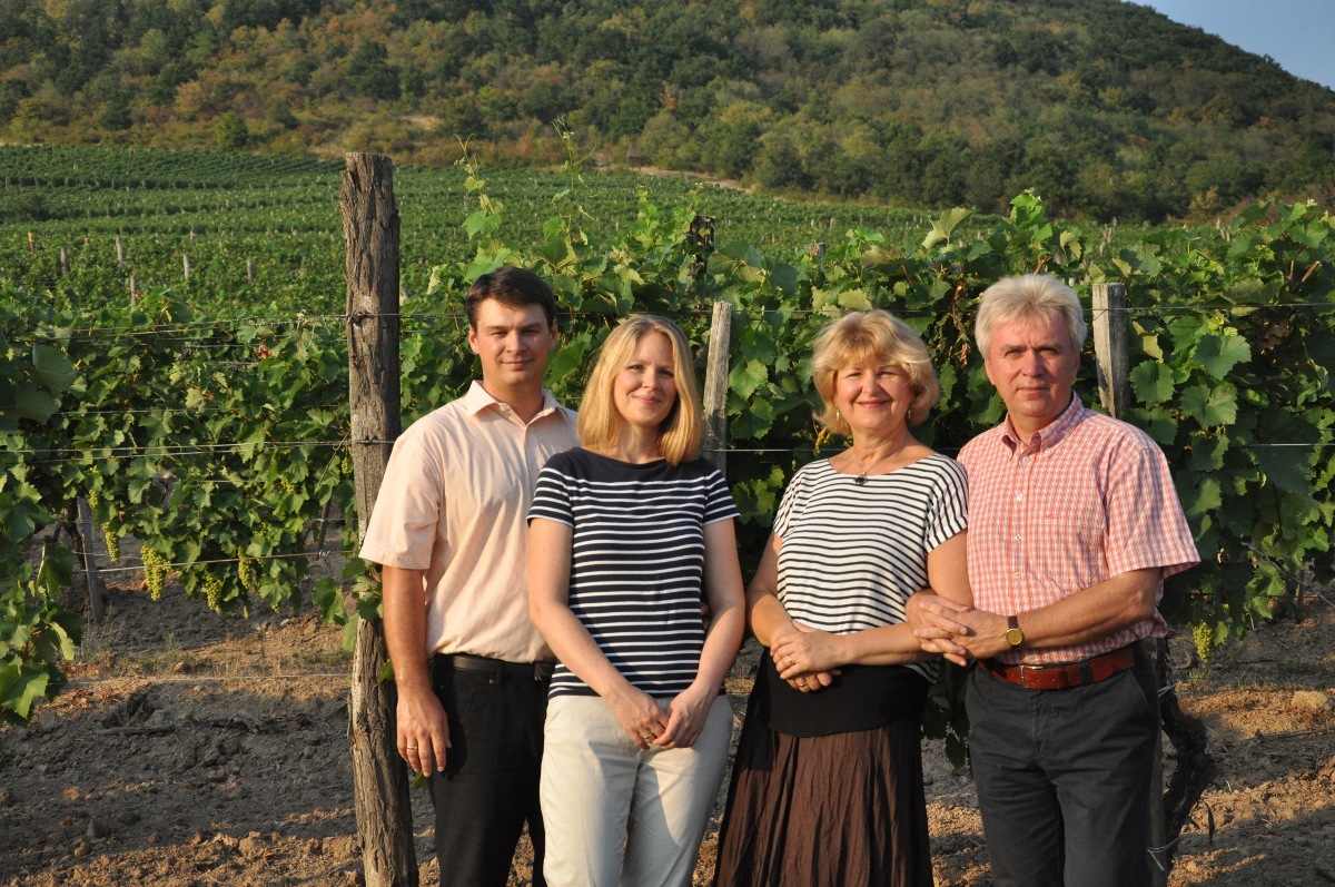 Family members of Béres Wine Estate and Winery