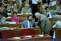 Az Országgyűlés őszi ülésszakának 9. napja az Országház főemeletén, 1991